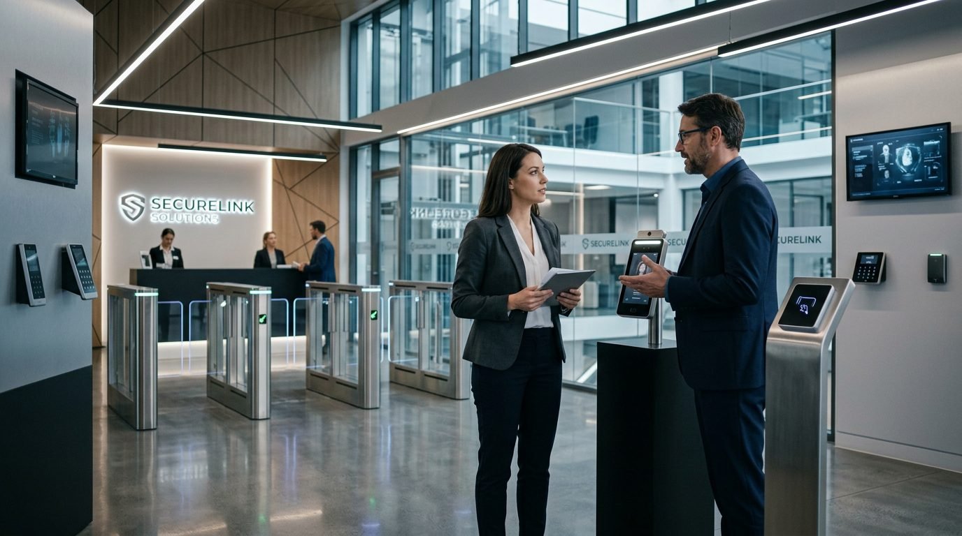 Commercial office door access control systems comparison Singapore